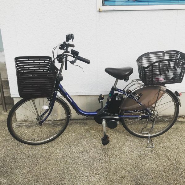 S010009 ２０２０年　電動アシスト自転車 パナソニック製　26インチ 充電器付属 リチウムイオンバッテリー搭載