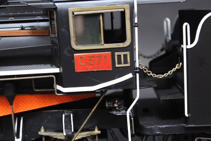 C571SL 蒸気機関車(模型) C51 国有鉄道退職記念品 蒸気機関車