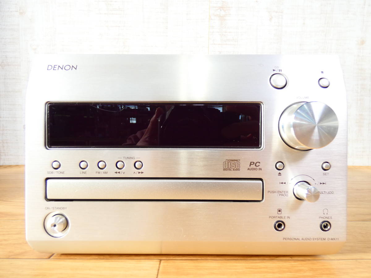 DENON デノン D-MX11 CDレシーバー 本体のみ 音響機器 オーディオ @80 (2)