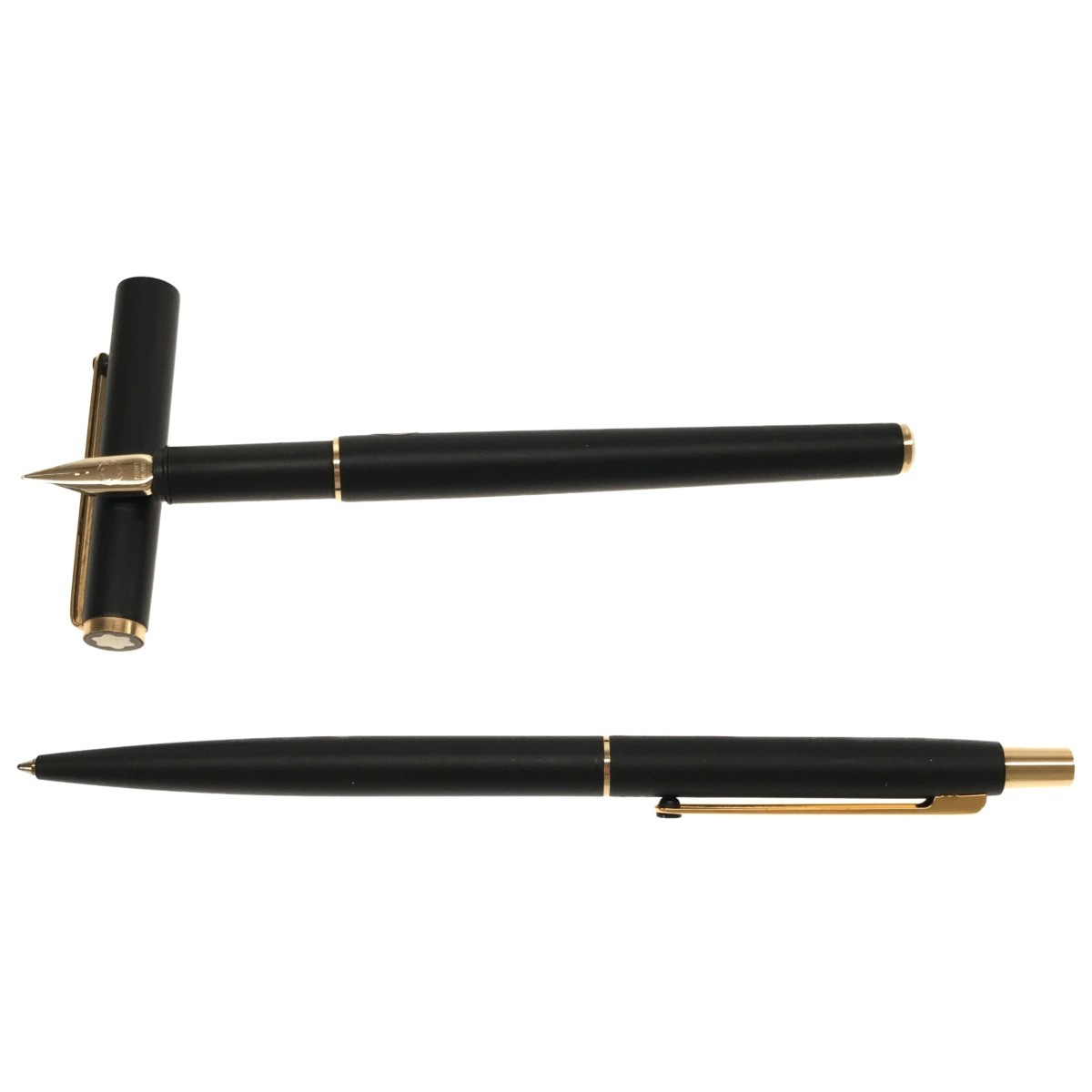 MONTBLANC 万年筆 ボールペンセット】スリムライン Sライン マット