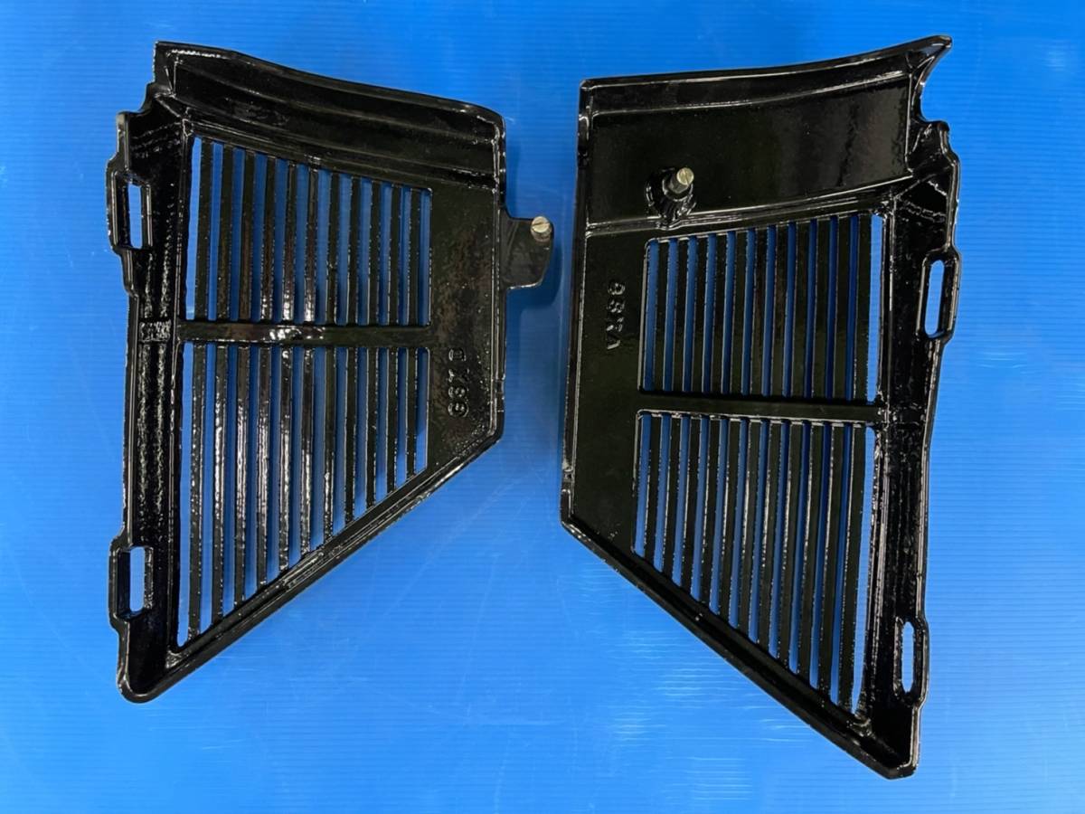 中古 ザリ アルフィン サイドカバー /黒 ロゴGSX400E GSX250E サイド 