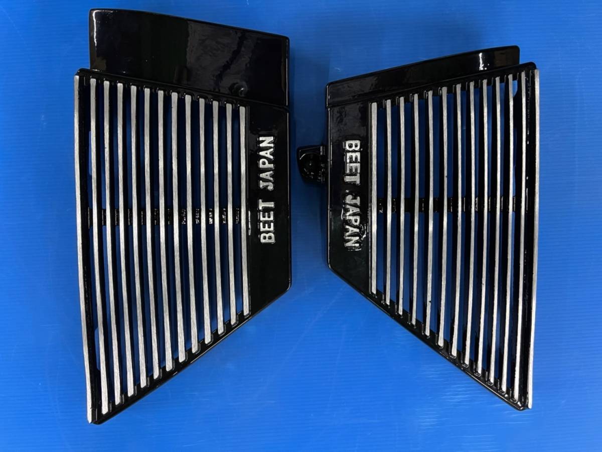 中古 ザリ アルフィン サイドカバー /黒 ロゴGSX400E GSX250E サイド 