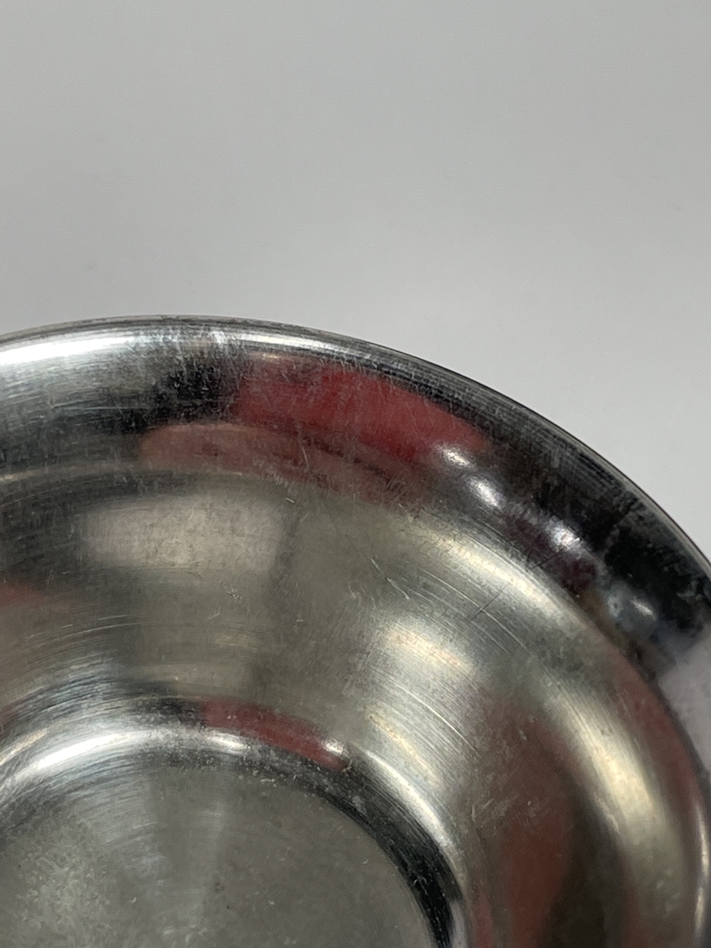 2254 錫製 本錫 御盃 3客