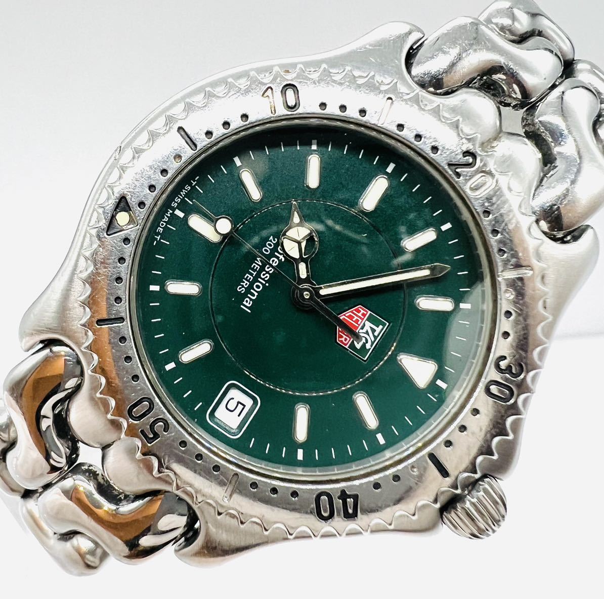 稼働品】メンズ クォーツ タグホイヤー TAGHEUER Professional 200m