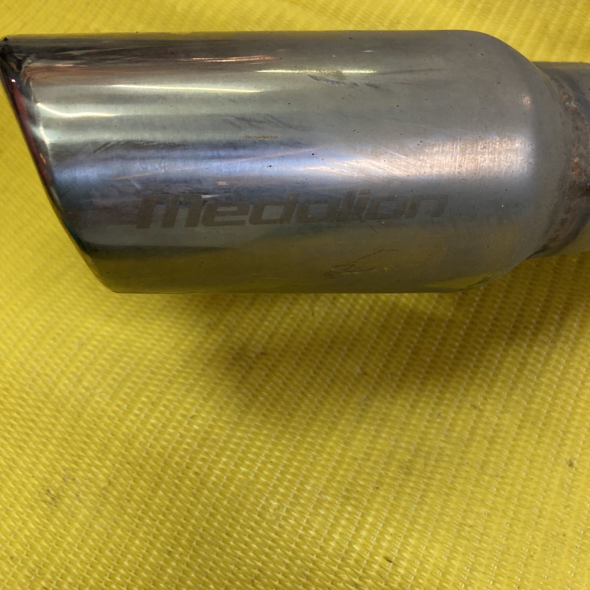 ダイハツ エッセ DBA-L235S タナベ メダリオンオーバル2本出しマフラー 