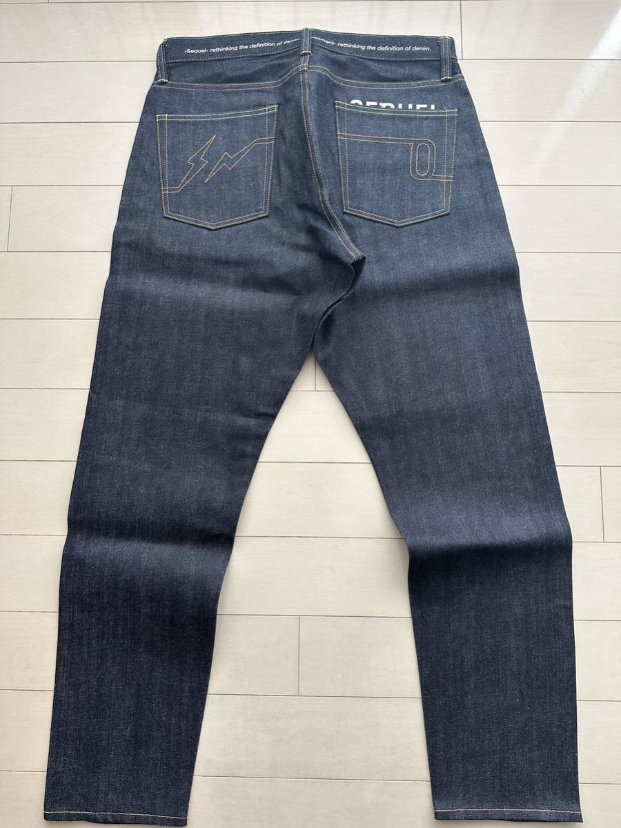SEQUEL デニムパンツ 未使用品 リジット サイズＬ SEQUEL fragment designシークエル フラグメント デザイン