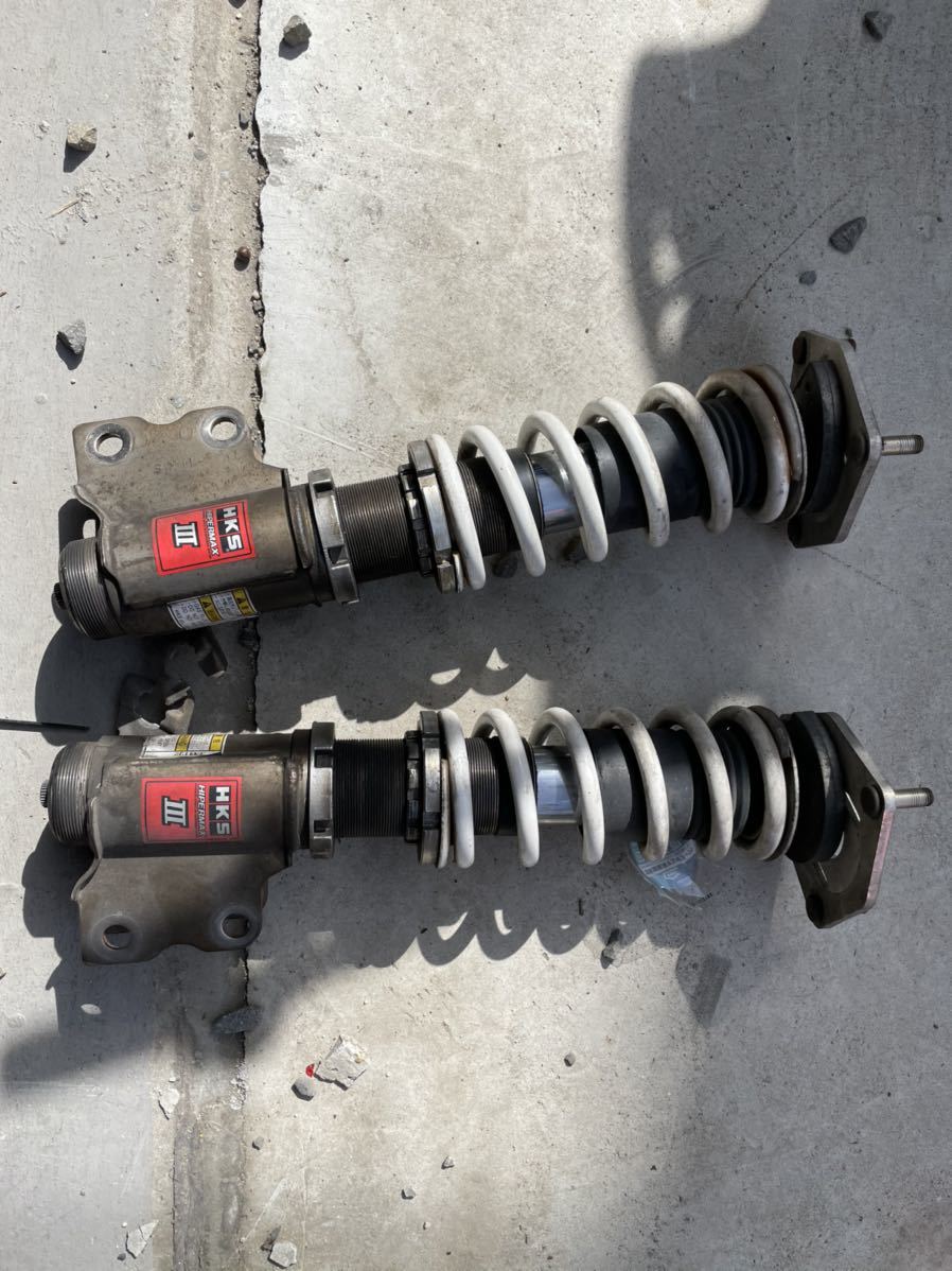 HKS 車高調 ハイパーマックス3 S14，S15シルビア用 フロント2本