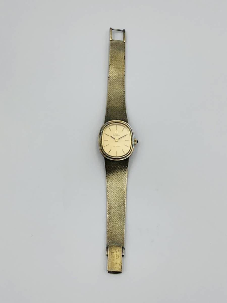 OMEGA オメガ デビル 手巻き 機械式 腕時計 レディース ゴールド