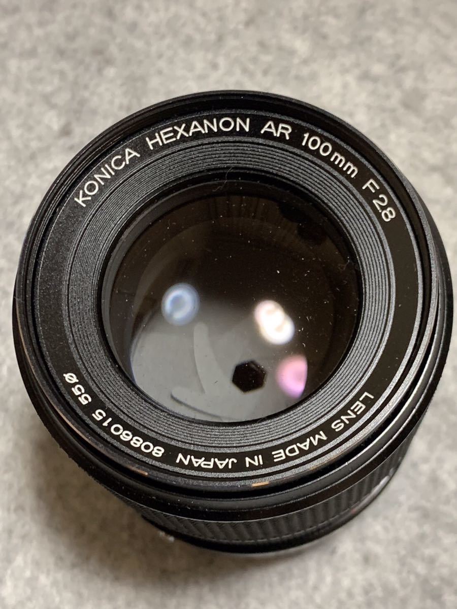 AR Konica Hexanon M42 Project f2 Konica HEXANON AR 100㎜　F28 レンズ　フィルムカメラ
