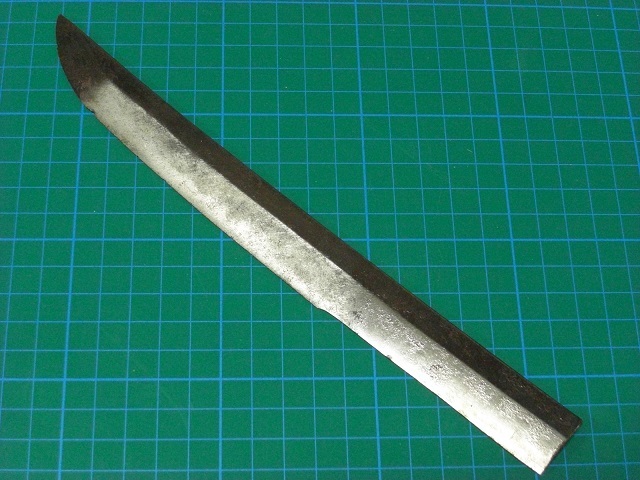 ③ 15cm未満 日本刀 残欠 合法サイズ サビ身 武具 鍔、刀装具