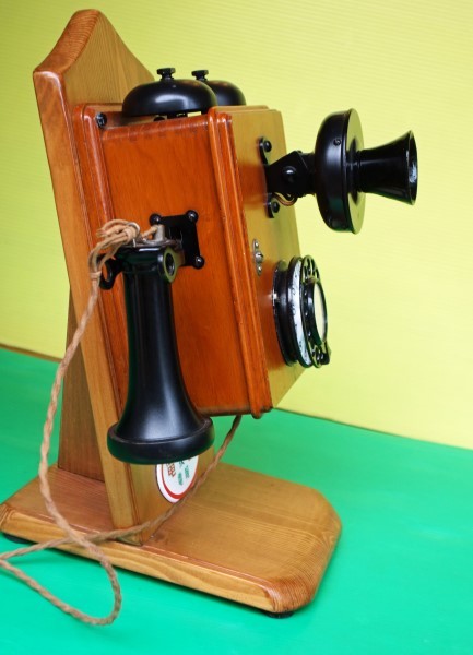 2号自動式壁掛電話機☆稼働品☆完全分解整備済☆通話良好☆昭和レトロ