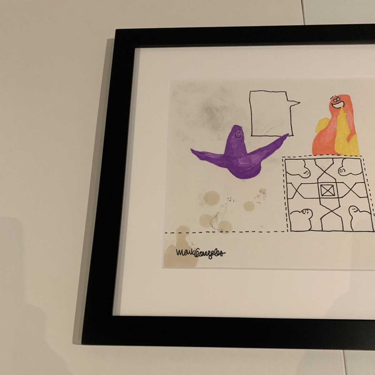 Mark Gonzales マークゴンザレス GONZ オリジナル原画 詩 【公式通販】