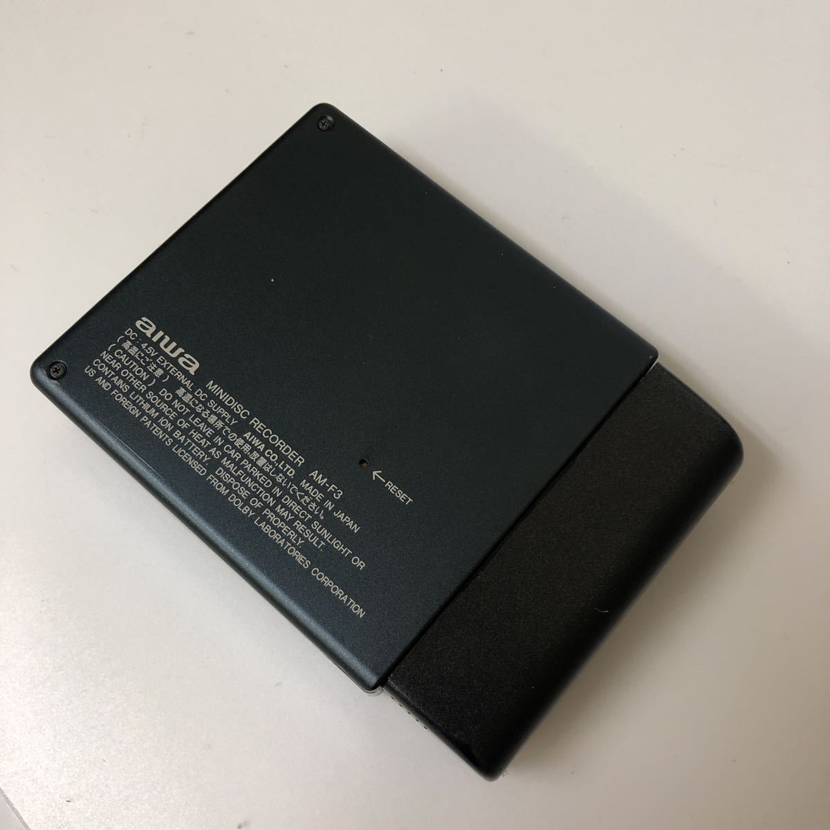 ジャンク】AIWA AM-F3 ミニディスクレコーダー MDウォークマン Aiwa AM