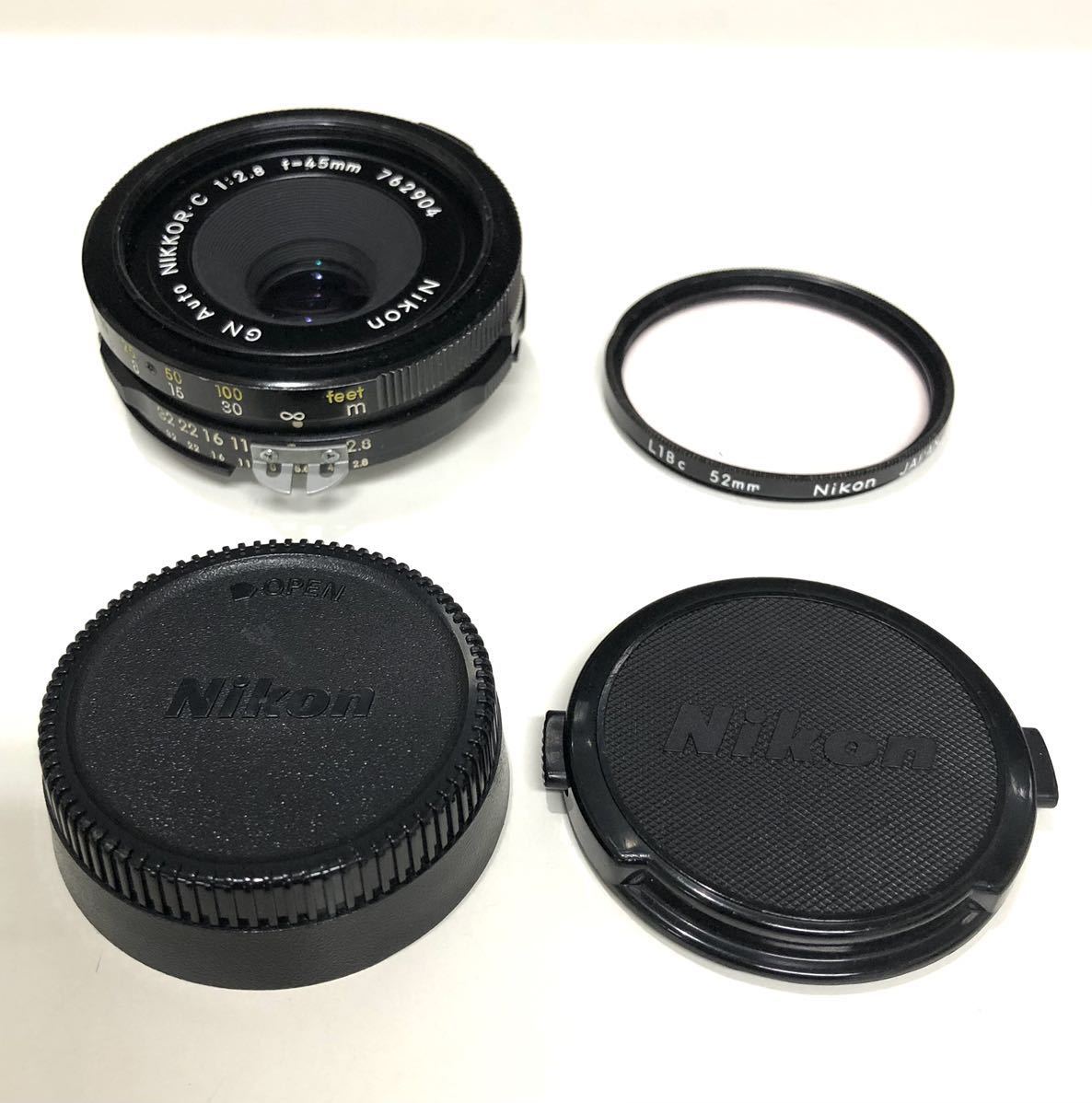 ニコン NIKON ニッコール NIKKOR・C GN Auto 45mm f2.8 Ai改 ニコン