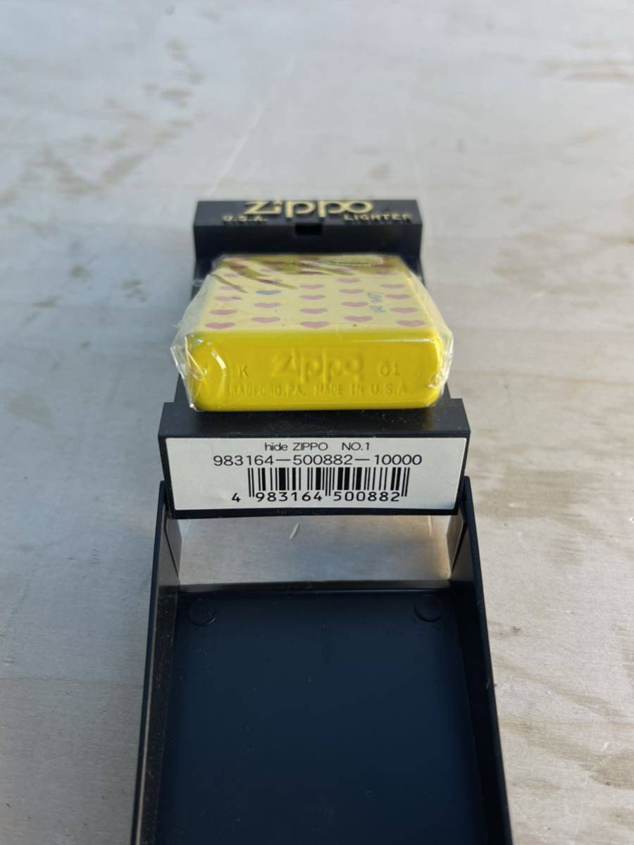 ジッポライター hide 2008 No.1 イエローハート 箱付き zippo