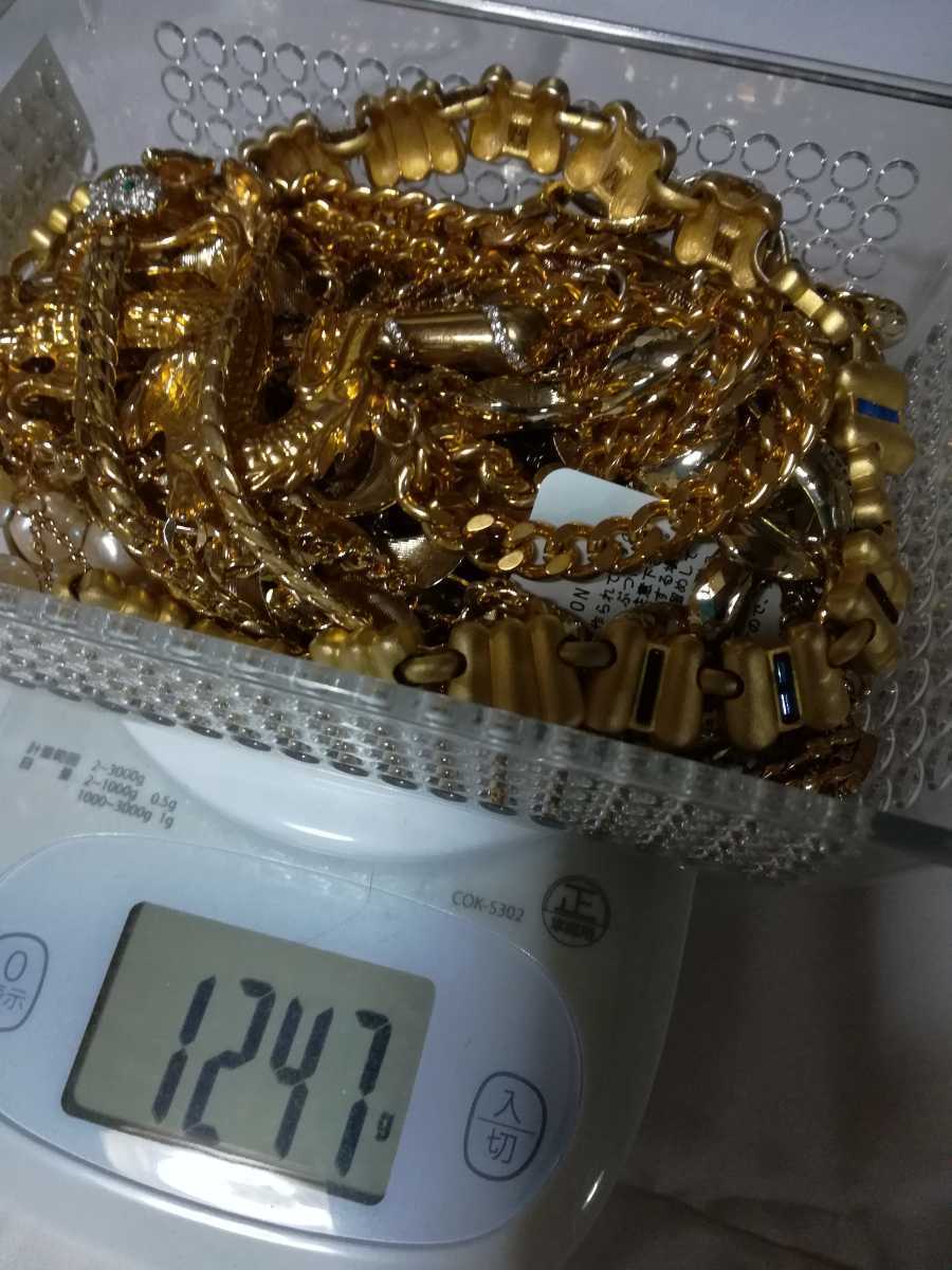 売り切り【ジャンクアクセサリーまとめて約1.18kg】ネックレス