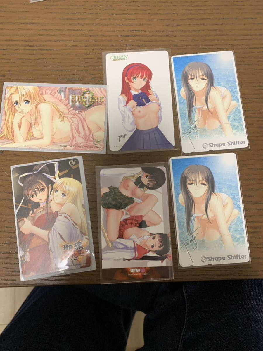 tony氏ショップ特典やイベント限定品などテレホンカード6枚セット