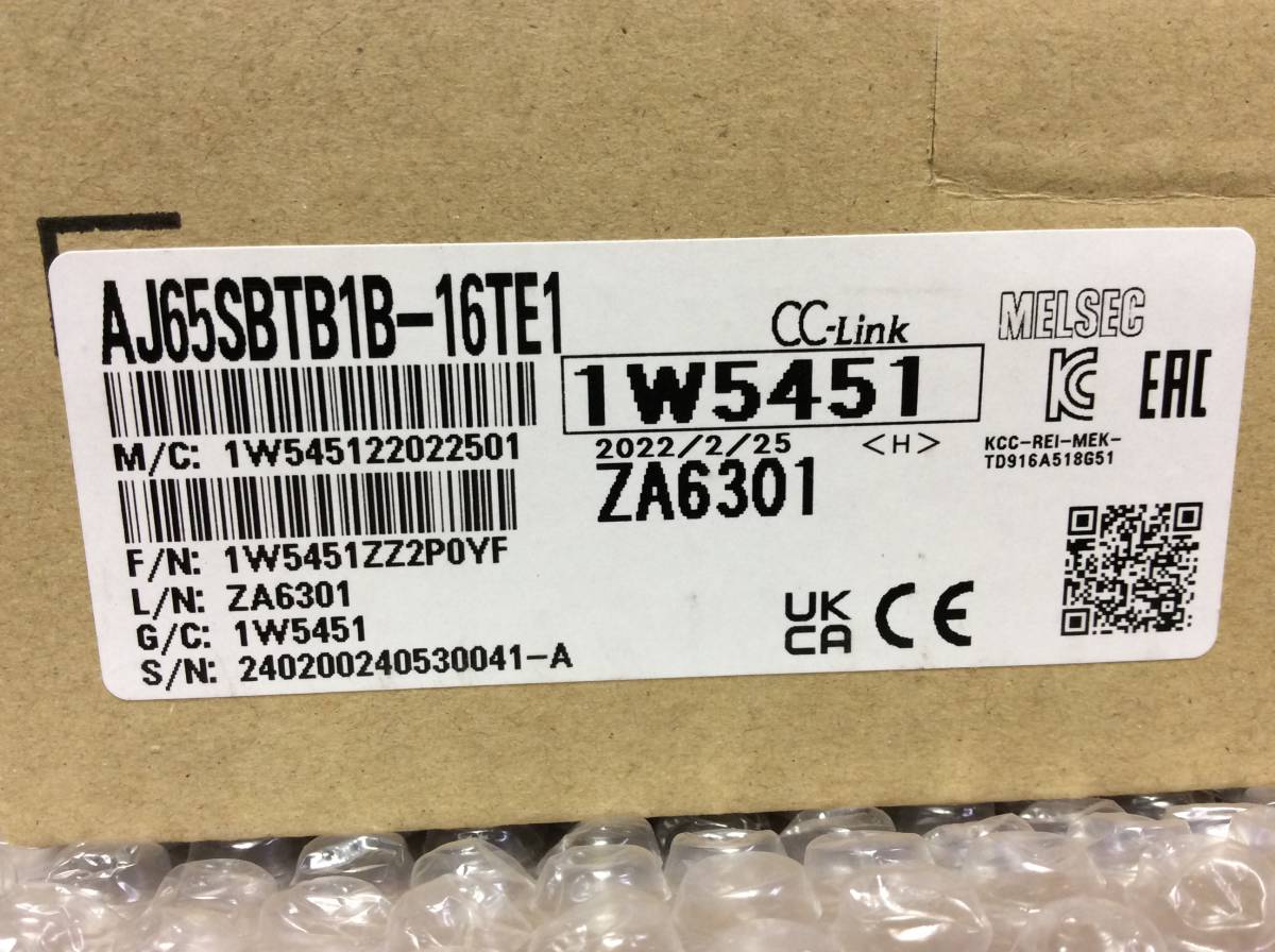 【2025，人気セール】 AH-1106 品 三菱電機 リモートI/Oユニット トランジスタ出力 AJ65SBTB1B-16TE1 レタパプラス発送(その他)｜売買されたオークション情報、yahooの商品情報をアーカイブ公開 - オークファン その他