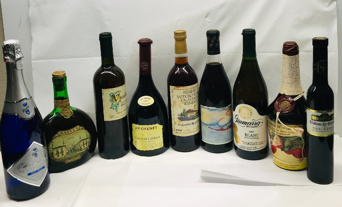 SALE，正規品 未開栓 ワインまとめ 9本セット サッポロワイン アイスワイン MATEUS PIEROTH BLUE フルーツワイン ヴィラ.フランカ(セット、まとめ売り)｜売買されたオークション情報、yahooの商品情報をアーカ セット、まとめ売り