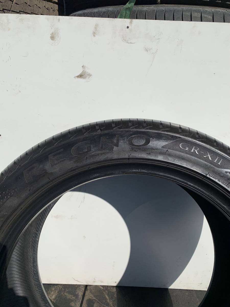 〇●良品 中古●〇　245/45R18　ブリヂストン　レグノ　GR-XⅡ　2本　2019年製