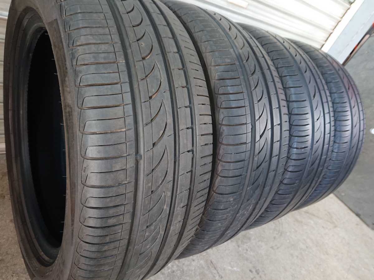 225/50R17 ピレリ PIRELLI POWERGY 2019年製 4本セット 中古品 バリ山 