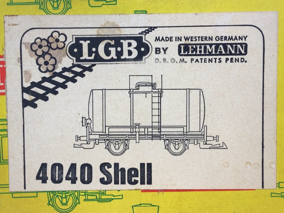 1102 LGB LEHMANN レーマン 4040 Shell タンク車 鉄道模型 ドイツ 