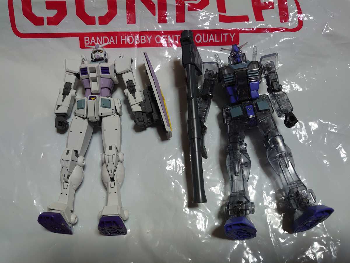 ジャンク　HG ビヨンド・グローバル　RX-78-3 G-3ガンダム　ガンダムベース限定　一番くじ　エントリーグレード　G-3　クリア　送料込　_1