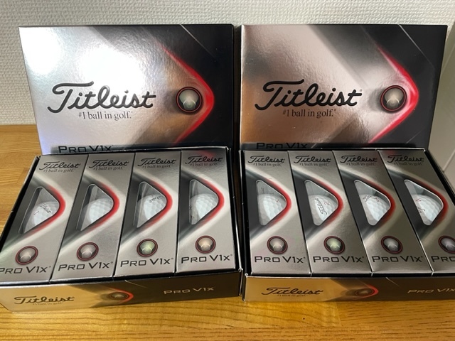 ★国内送料無料！ タイトリスト Titleist V1X（2021）正規品（ローナンバー、1，2，3，4）新品 2ダース 格安 国内送料無料★③
