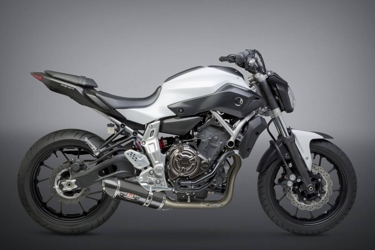 ☆FZ07/MT07/XSR700/YZF-R7 USヨシムラ R77 カーボン フルエキ WORKS 