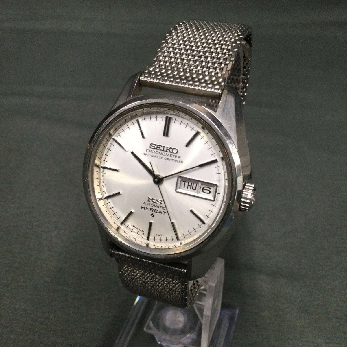 お買い得，大人気 050217 212184 KS SEIKO キングセイコー 腕時計 CHRONOMETER クロノメーター HI-BEAT ハイビート 5626-7041 AUTOMATIC 自動巻き ジャンク品(セイコー)｜売買されたオークション情報、yahooの商品情報をアーカイ その他