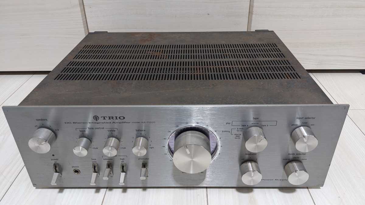 TRIO トリオ プリメインアンプ KA－7100D ステレオインテグレーテッドアンプ