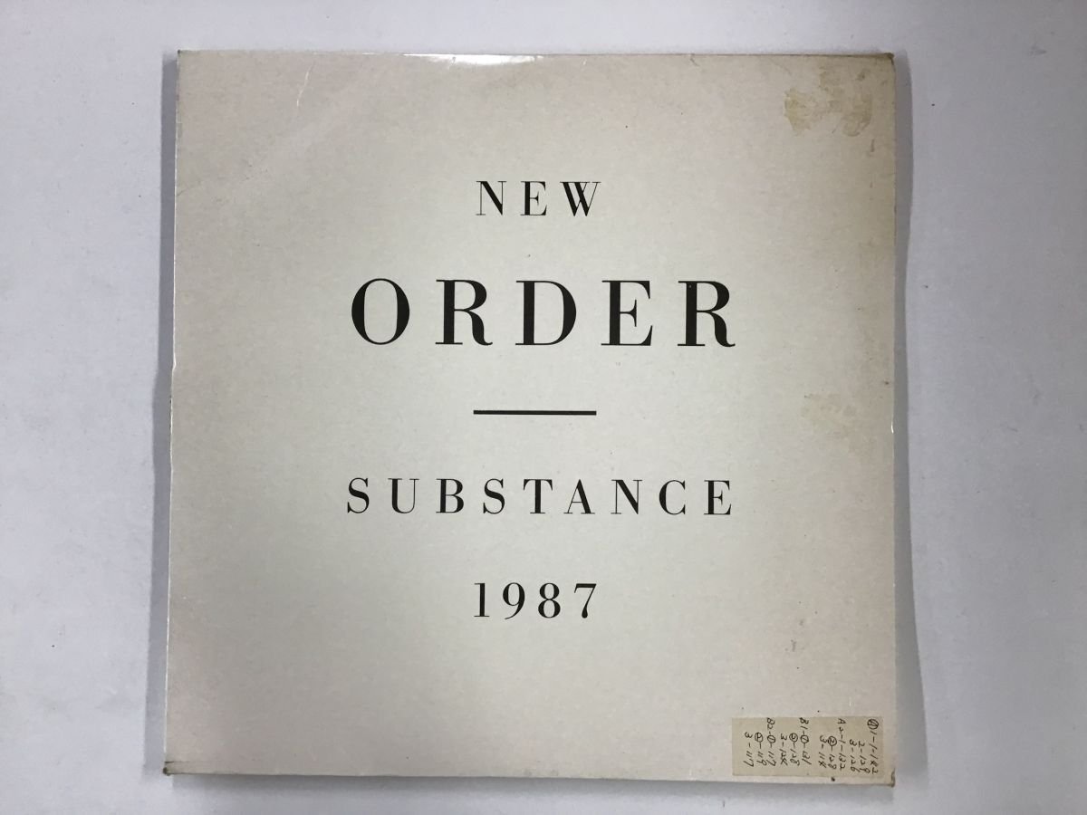 Substance New - Order Vinyl 0 LP UK & Order: 1 FACTORY 2-LP