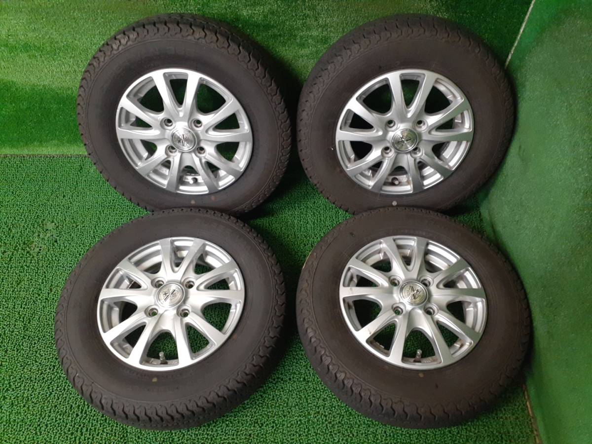 ヨコハマ4本セットホイール付SUPER VAN 355 145/80R12 【公式通販】