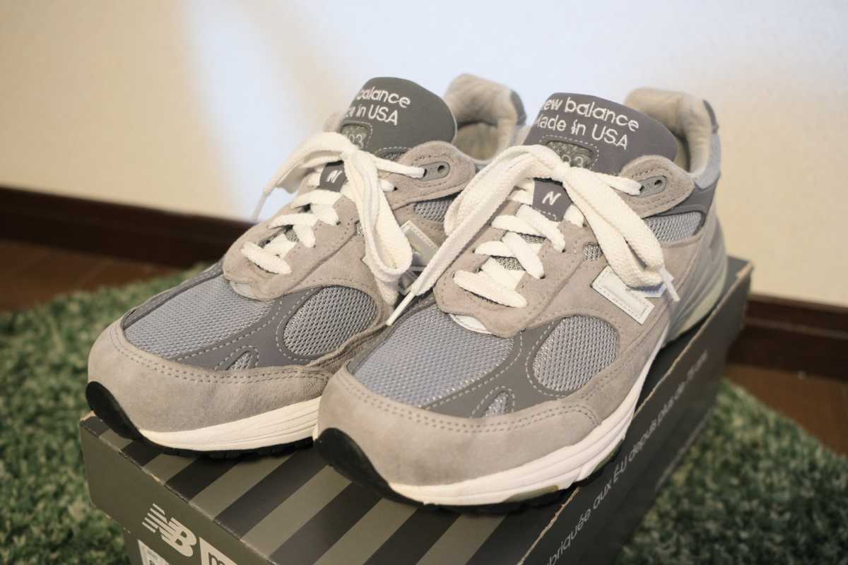 【美品】New Balance　MR993GL 26.0 2E 993 ニューバランス　清掃済　2022年3週製造　ローレンス工場製