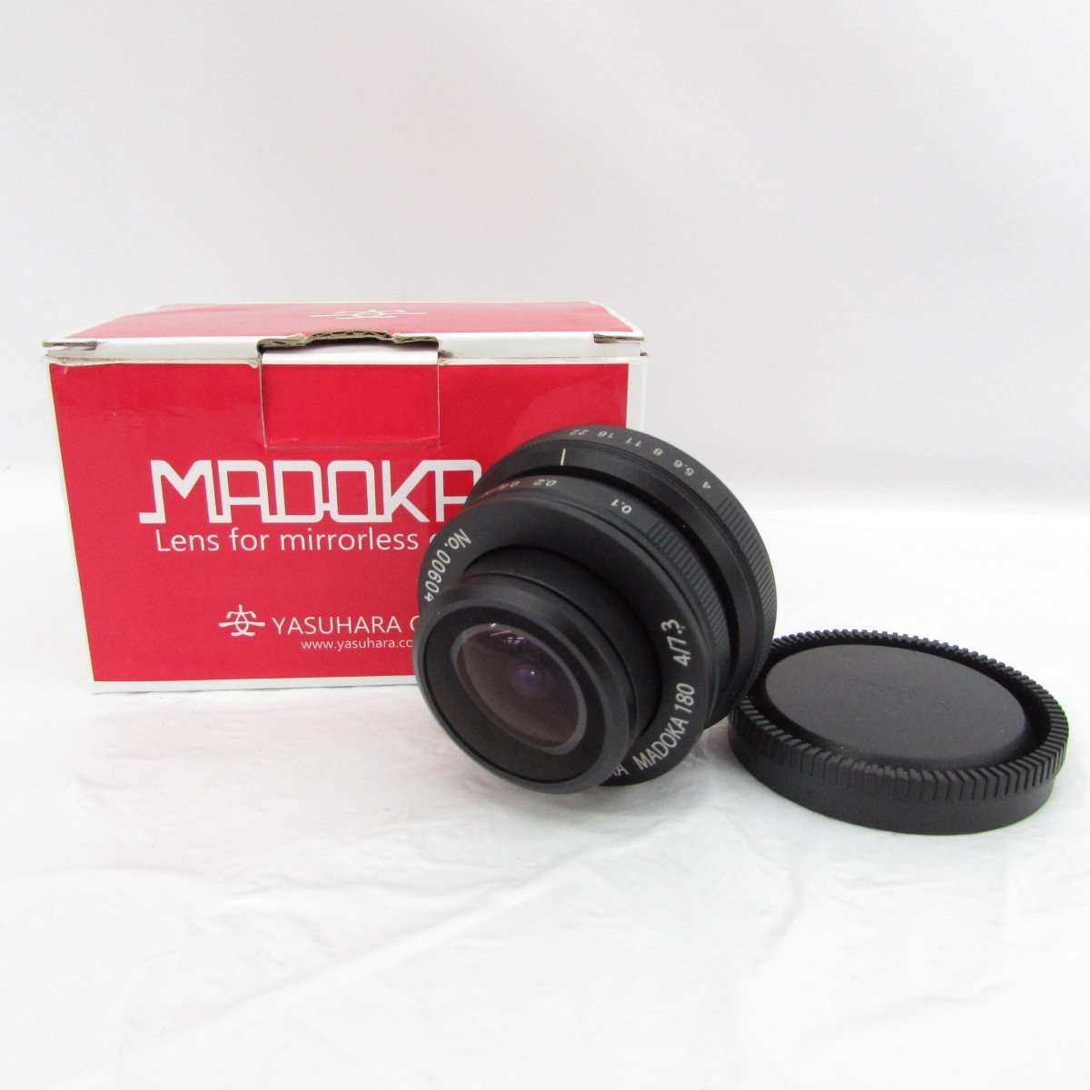 1円~【ジャンク品】YASUHARA カメラレンズ 全周魚眼レンズ MADOKA 180 E Lens For Mirrorless Cameras ※動作未確認 11213270 0223