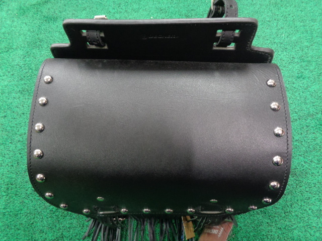 展示未使用品☆DEGNER デグナー SB-37 レザーフリンジサドルバッグ 