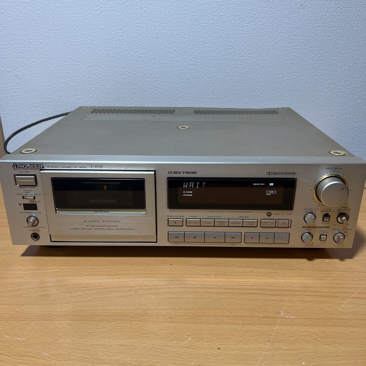パイオニア PIONEER ステレオカセットテープデッキ T-9090WR 綺麗で