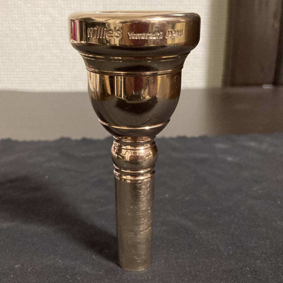 トロンボーンマウスピース ウィリーズアクエリアス ピンクゴールド 太