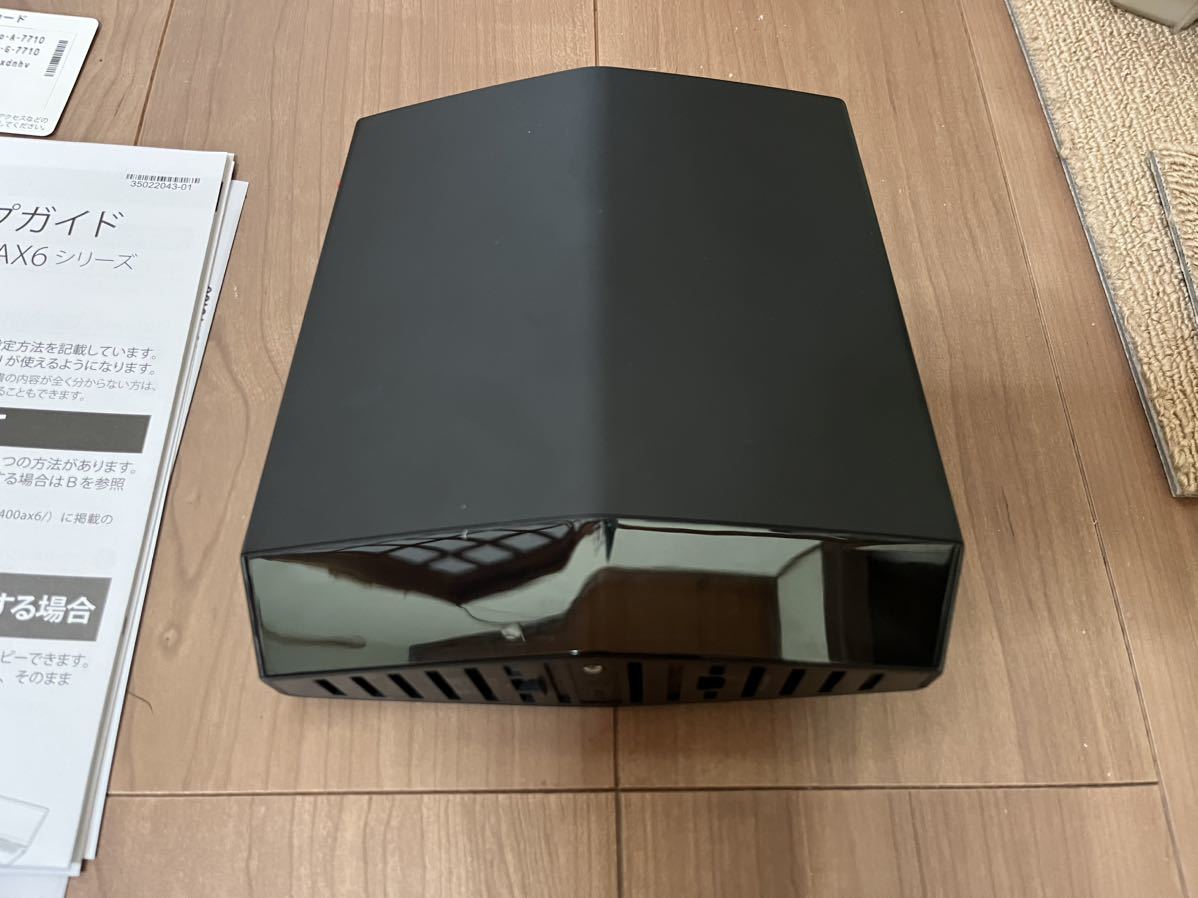 使用期間1ヶ月BUFFALO WSR-5400AX6-MB 無線LANルーター WiFiルーター