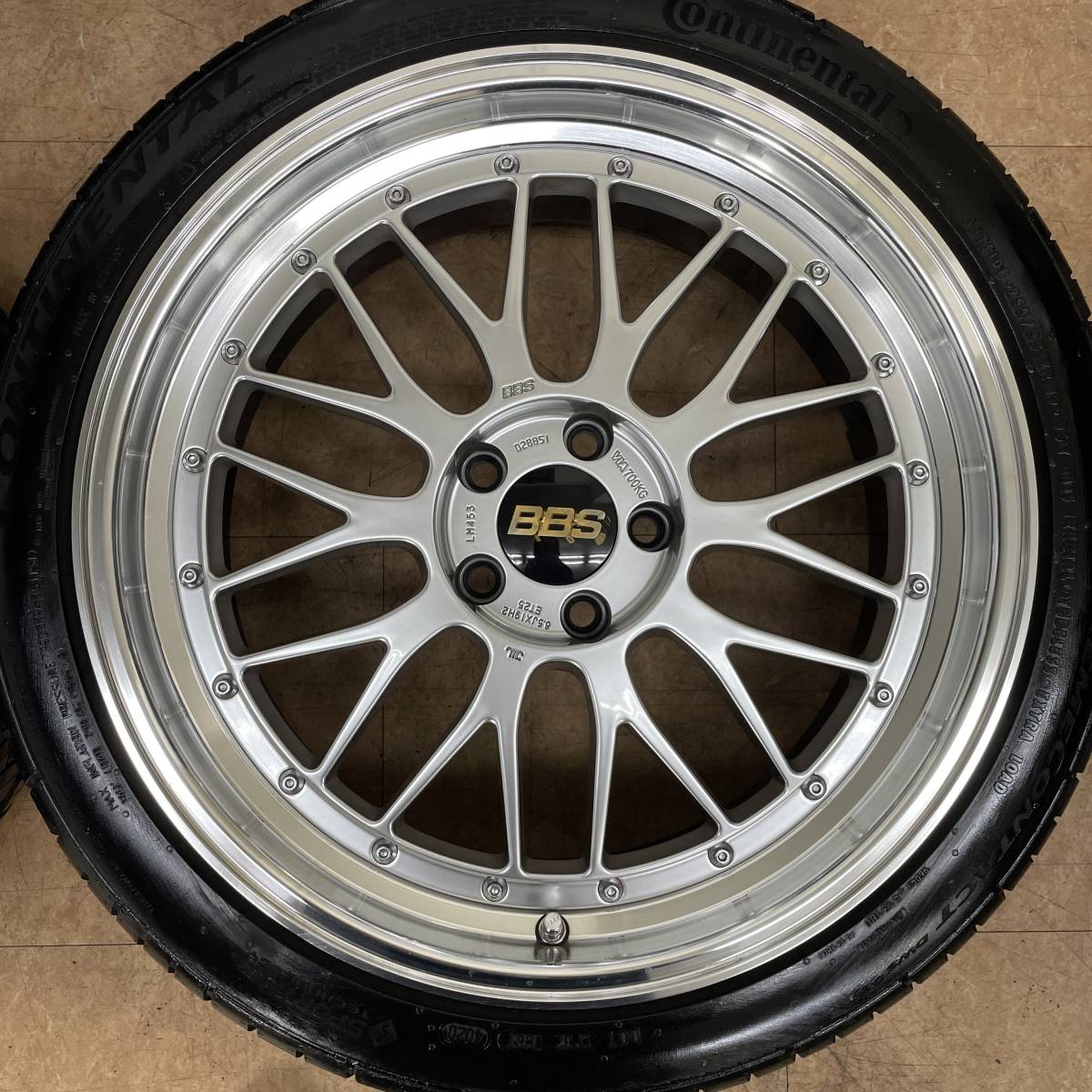 送料無料！美品！BBS LM421 LM453 19インチ 8.5J +25 9.5J +38 PCD112 