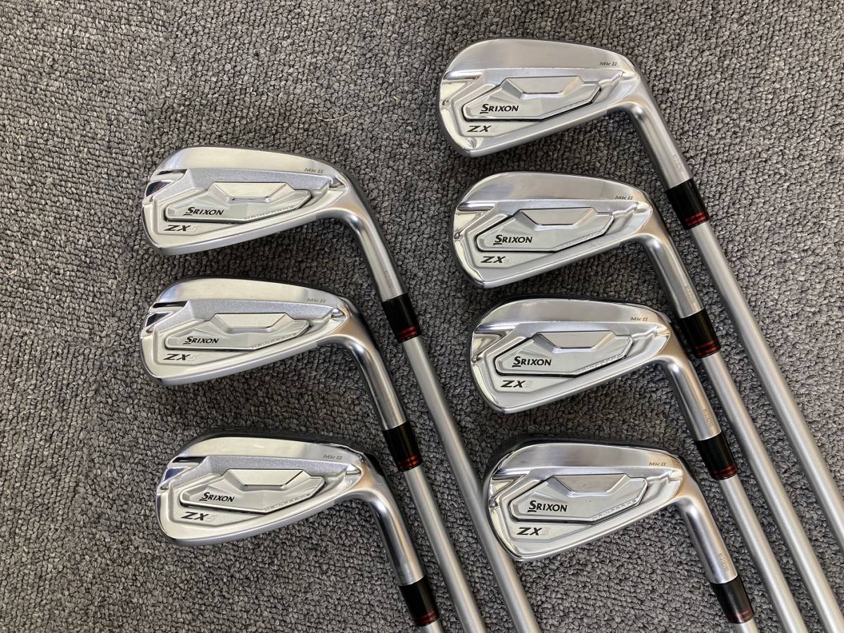 中古・美品】スリクソン SRIXON ZX5 MK2 5~PW・AW MCI90 S 7本アイアン