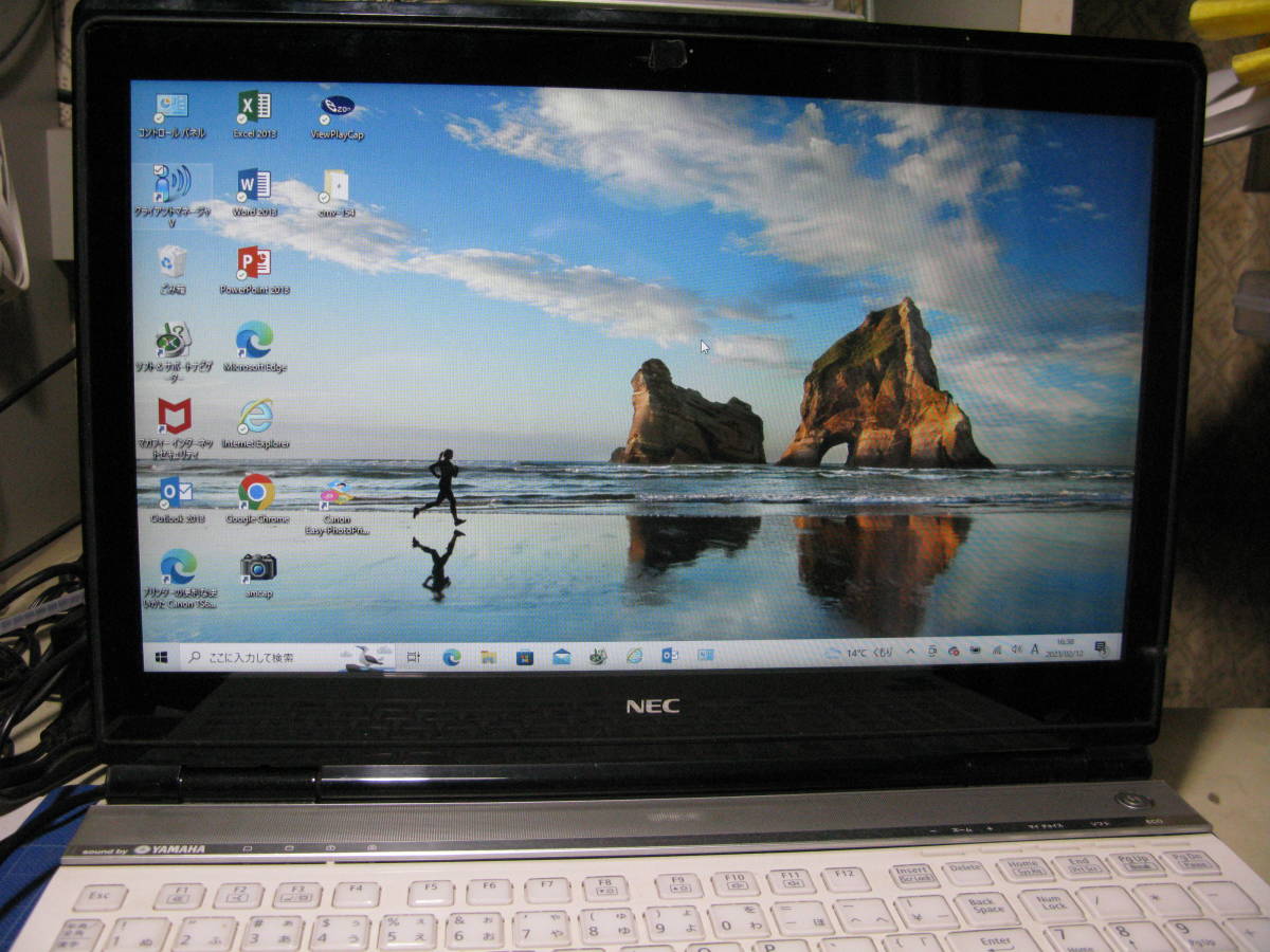 ジャンクパソコン」型番NEC-LL750MSW ＊部品取り用 ノートパソコン