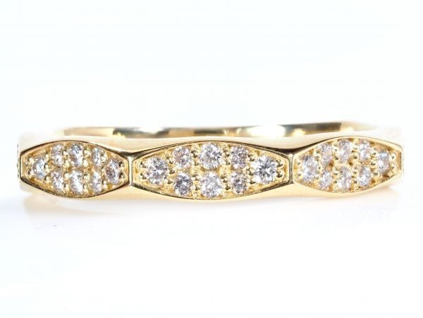 厳選高級】天然 ダイヤモンド リング 指輪 0.3ct 18金 YG 国内生産品 