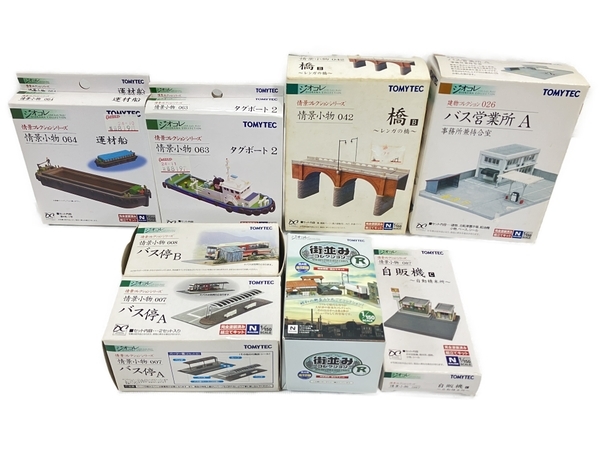 トミーテック TOMYTEC ジオコレ ストラクチャー まとめてセット ジオラマ ジャンク W7322966