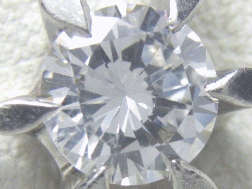 Shimoe]最落無し！1円～PT900/PT850 0．53ct 天然