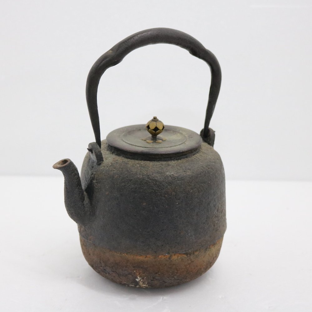 龍文堂 鉄瓶 煎茶道具 時代物 骨董品 当時物 南部鉄器 金属工芸 鉄瓶 煎茶