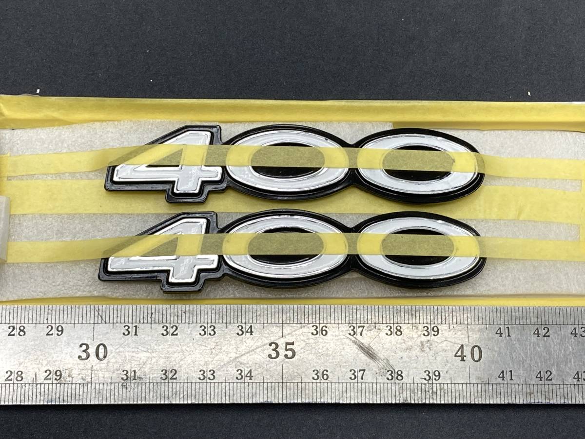 KAWASAKI 400ss マッハ サイドカバー エンブレム 2枚セット マッハⅢ