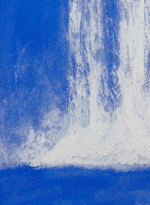 ◇千住博◇岩彩 日本画 手描き《ウォーターフォール》表サイン 共