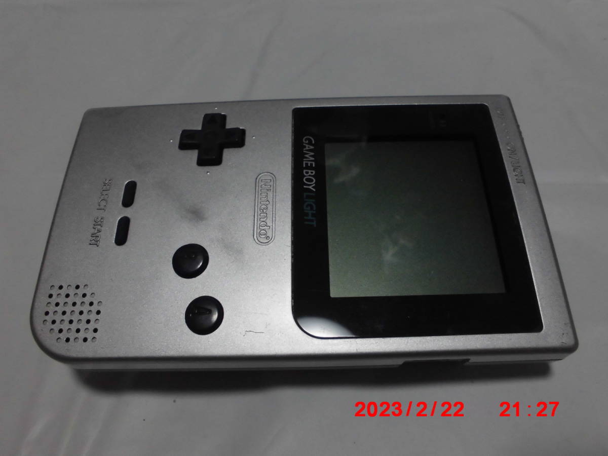 中古 ゲームボーイライト シルバー GAMEBOY LIGHT L10590614 送料520円