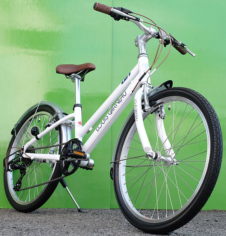 LOUIS GARNEAU(ほぼ綺麗)J22 plus)22インチ)shimano 6s)ジュニア)白の